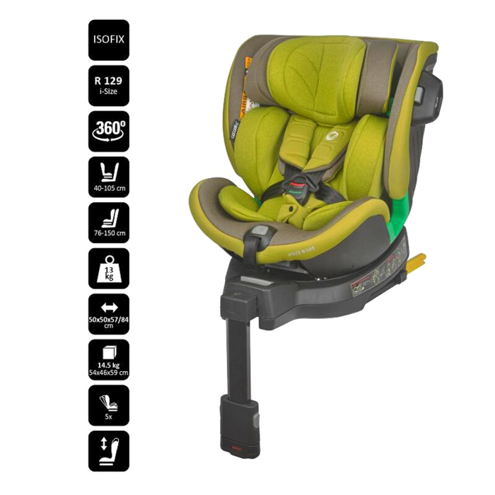 Scaun auto premium iSize COCCOLLE Mago 40-150 cm [4]