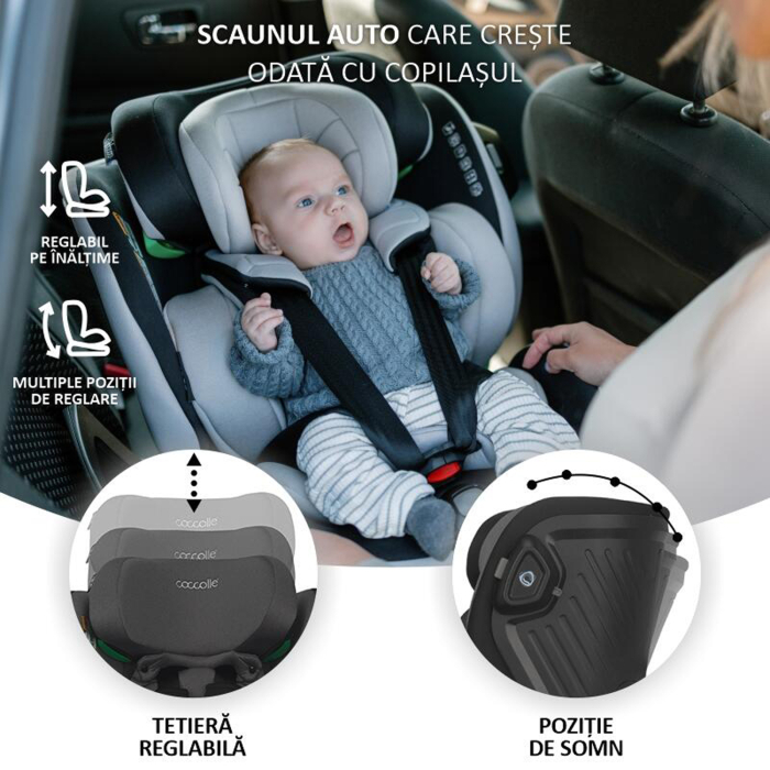 Scaun auto premium iSize COCCOLLE Mago 40-150 cm [15]