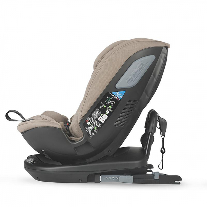 Scaun auto rotativ iSize COCCOLLE Velsa Taupe brown [5]