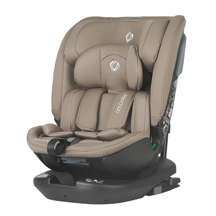 Scaun auto rotativ iSize COCCOLLE Velsa Taupe brown [1]