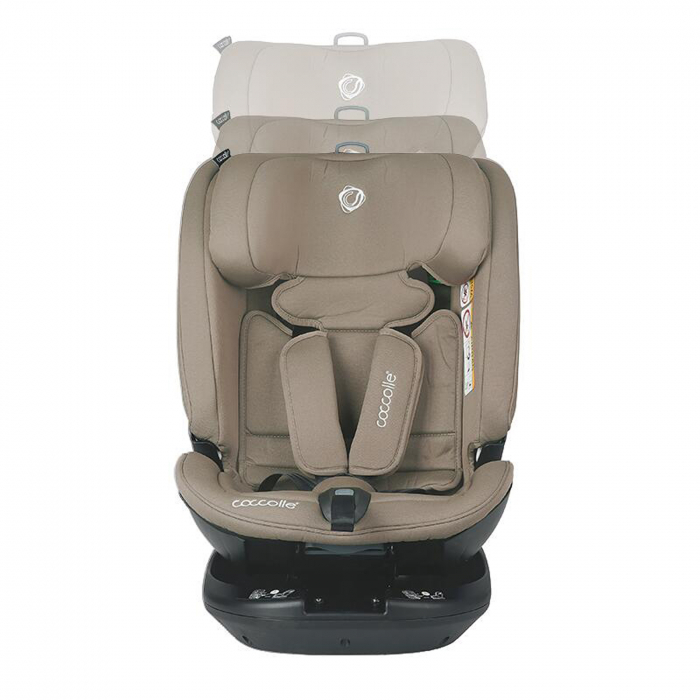 Scaun auto rotativ iSize COCCOLLE Velsa Taupe brown [15]