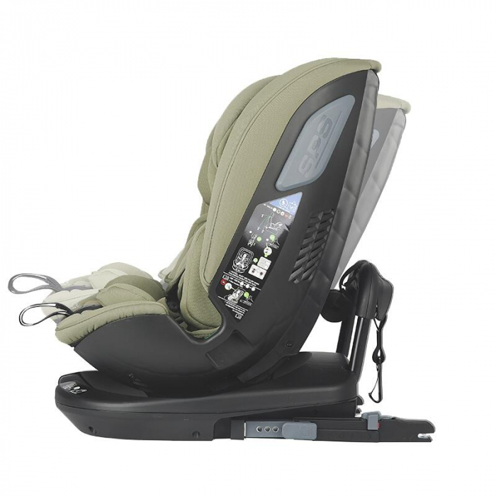 Scaun auto rotativ iSize COCCOLLE Velsa Taupe brown [7]