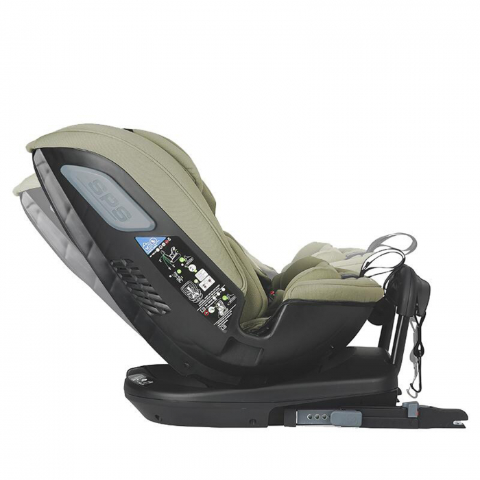 Scaun auto rotativ iSize COCCOLLE Velsa Moss green [5]