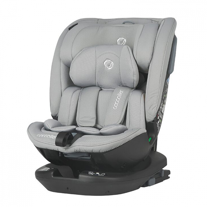 Scaun auto rotativ iSize COCCOLLE Velsa Neutral grey [1]