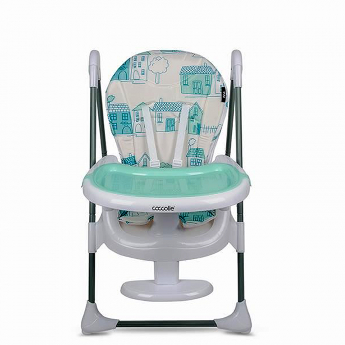 Scaun de luat masa COCCOLLE Fino Pastel Turquoise [9]