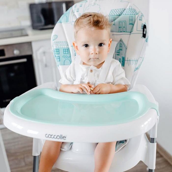 Scaun de luat masa COCCOLLE Fino Pastel Turquoise [21]