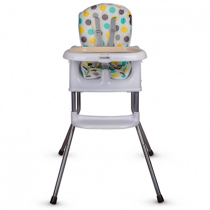 Scaun de luat masa multifunctional 3in1 COCCOLLE Ziti Beige Dots [2]