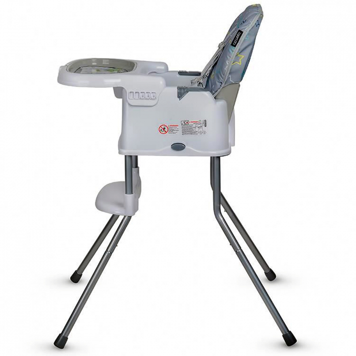 Scaun de luat masa multifunctional 3in1 COCCOLLE Ziti Grey Stars [5]