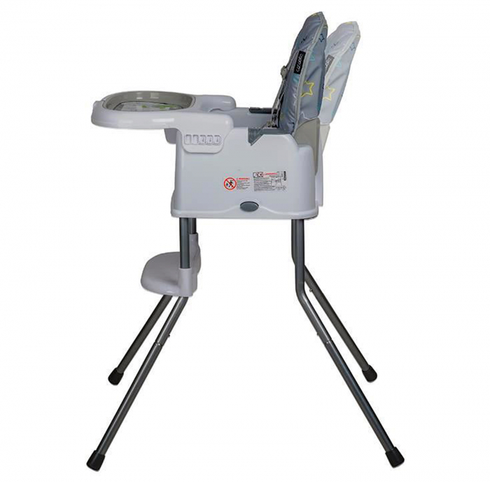 Scaun de luat masa multifunctional 3in1 COCCOLLE Ziti Grey Stars [3]