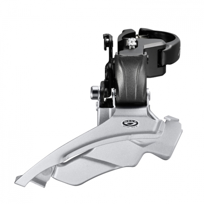 Schimbator fata SHIMANO Altus FD-M374, tragere dubla, compatibil transmisii 2x9 viteze, argintiu [1]