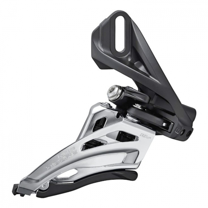 Schimbator fata SHIMANO Deore FD-M4100-D, tragere prin fata, compatibil transmisii 2x10 viteze, argintiu [1]