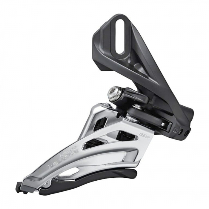 Schimbator fata SHIMANO Deore FD-M4100-D, tragere prin fata, compatibil transmisii 2x10 viteze, argintiu [1]