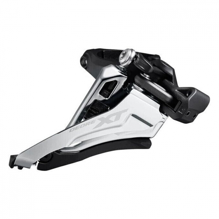 Schimbator fata SHIMANO Deore XT FD-M8100-M, tragere fata, compatibil transmisii 2x12 viteze, argintiu [1]