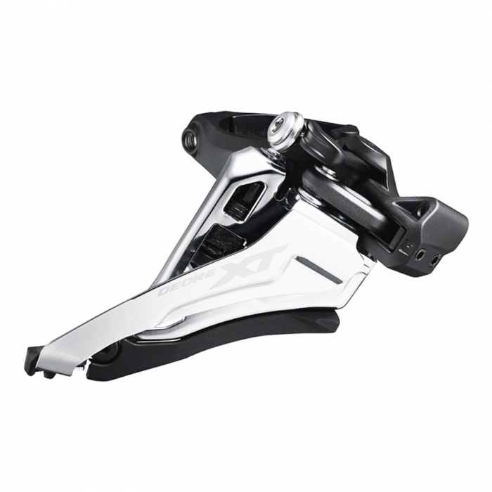 Schimbator fata SHIMANO Deore XT FD-M8100-M6, tragere prin fata, compatibil transmisii 2x12 viteze, argintiu [1]