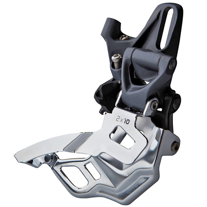 Schimbator fata SRAM X.7 X-Glide, tragere dubla, compatibil transmisii 2x10 viteze, argintiu [2]