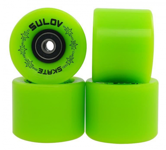 Set 4 roti skateboard SULOV, verde [1]