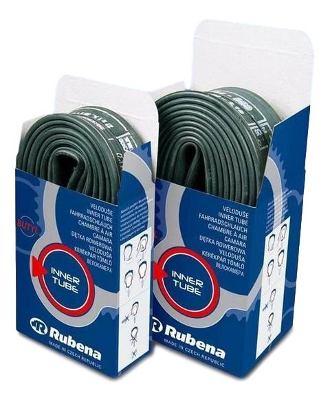 Set Camere Bicicleta Rubena Av40 - 700 x 25/35C, 40 Buc, Negru [1]