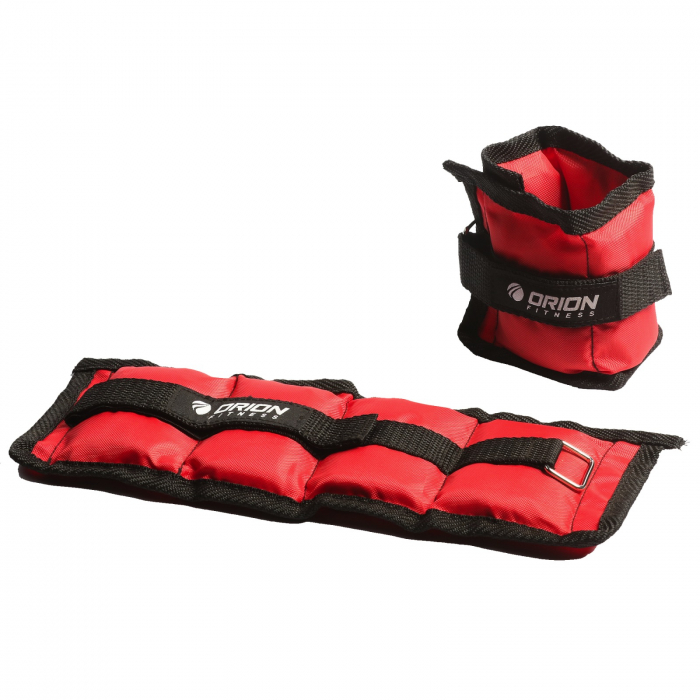Set greutati neopren maini/picioare 2x0.5 kg ORION, negru/rosu [1]