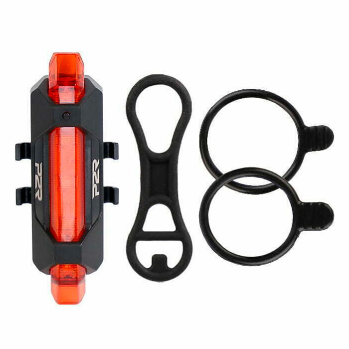 Set lumini bicicleta P2R Nition 10C, incarcare USB, acumulator Li-Pol, negru [6]