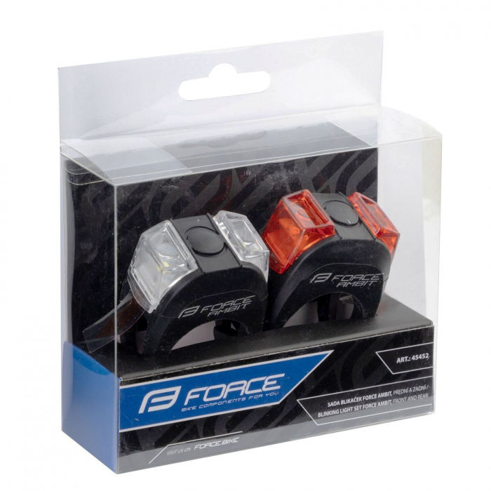 Set lumini intermitente FORCE Ambit fata+spate [5]