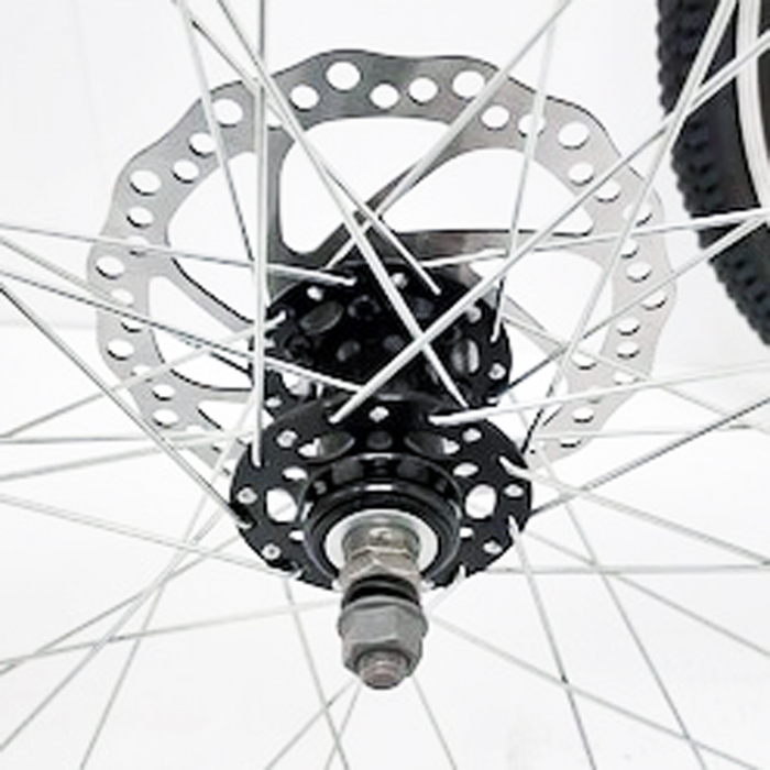 Set roti complete 29" BR Components, aluminiu duble, profil frane disc, 36H, negru [4]