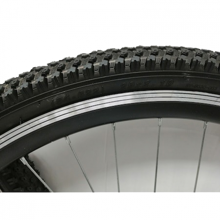 Set roti complete 29" BR Components, aluminiu duble, profil frane disc, 36H, negru [2]