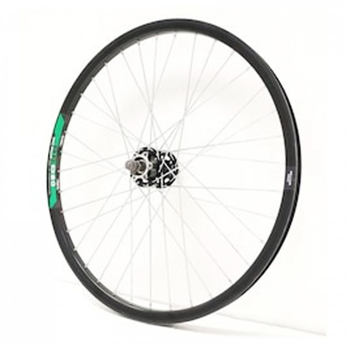 Roata fata 27.5" BR CYCLES, aluminiu dubla, profil frane disc, 36H, negru [2]