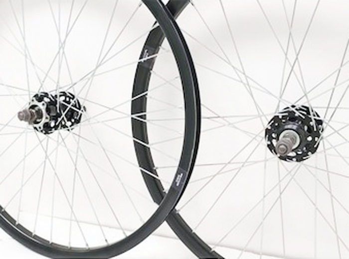 Set roti 24" BR Components, aluminiu duble, profil frane disc, 36H, negru [6]