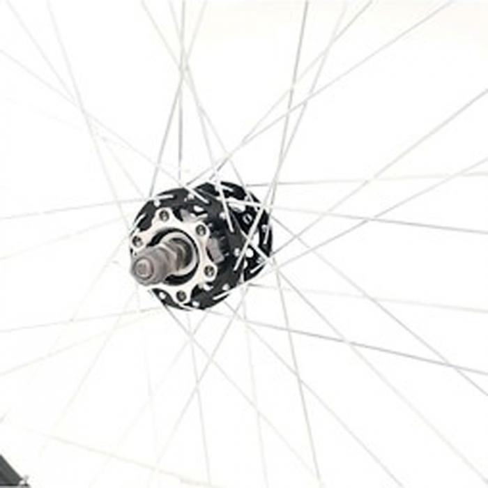 Set roti 24" BR Components, aluminiu duble, profil frane disc, 36H, negru [3]