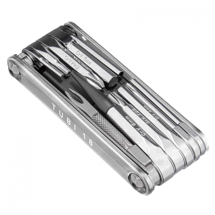 Set scule antipana tubeless TOPEAK Tubi 18, TUB-18B, 18 functii, negru/argintiu [4]