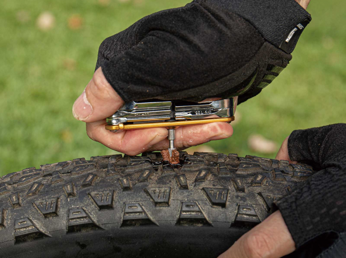 Set scule antipana tubeless TOPEAK Tubi 11 Combo, TUB-111CMB, 11 functii, argintiu/auriu [5]