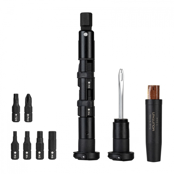 Set scule compacte TOPEAK Plug'n Tool Mountain, TT2611, negru [1]