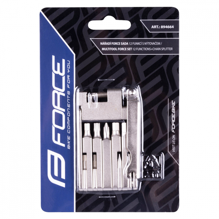 Set scule FORCE 12 functii cu cheie lant [3]