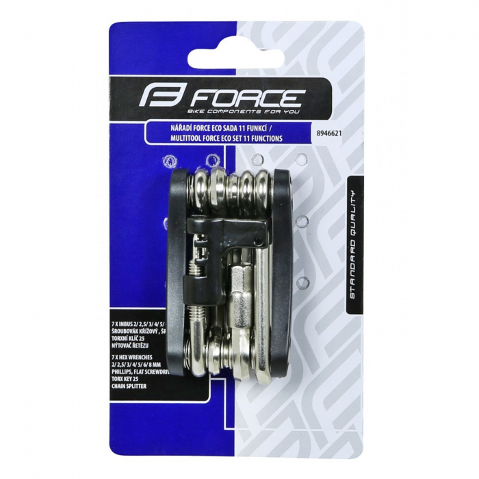 Set scule FORCE Eco 11 functii cu cheie lant [3]