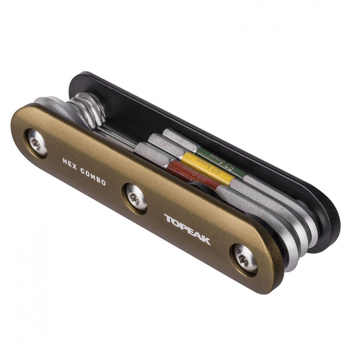 Set imbus TOPEAK Hex Combo Tt2558, carcasa aluminiu, 8 functii [3]