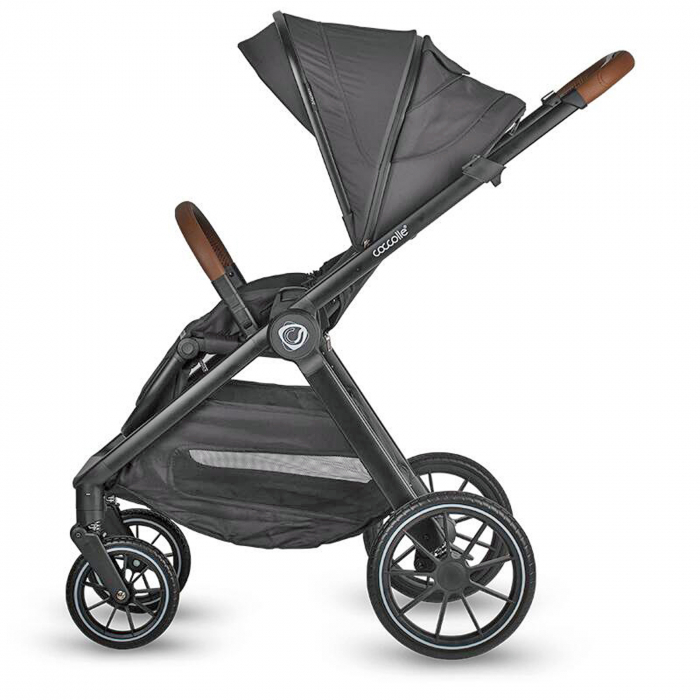 Sistem modular 3in1 COCCOLLE Aspen Jet Black + Scoica C Knox Greystone [4]