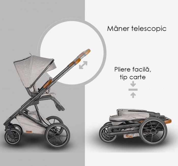 Sistem modular 3in1 COCCOLLE Nessia Anthracite [24]