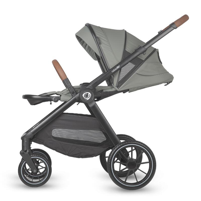 Sistem modular 4in1 Coccolle Aspen Moss Green cu Scoica auto iSize Coccolle Knox Black si Baza isofix iSize Coccolle Knox [5]