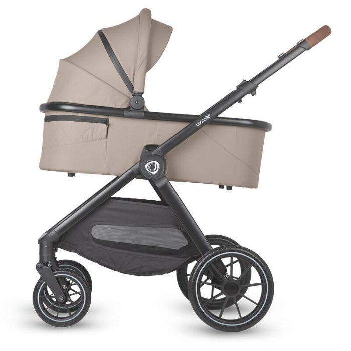 Sistem modular 4in1 Coccolle Aspen Sand Beige cu Scoica auto iSize Coccolle Knox Black si Baza isofix iSize Coccolle Knox [6]