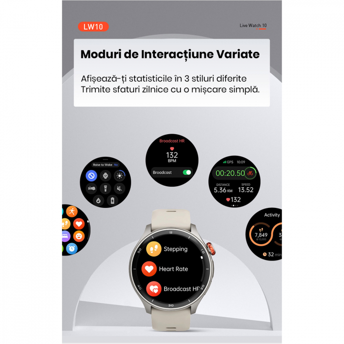 Smartwatch iGPSPORT LW10 negru [30]