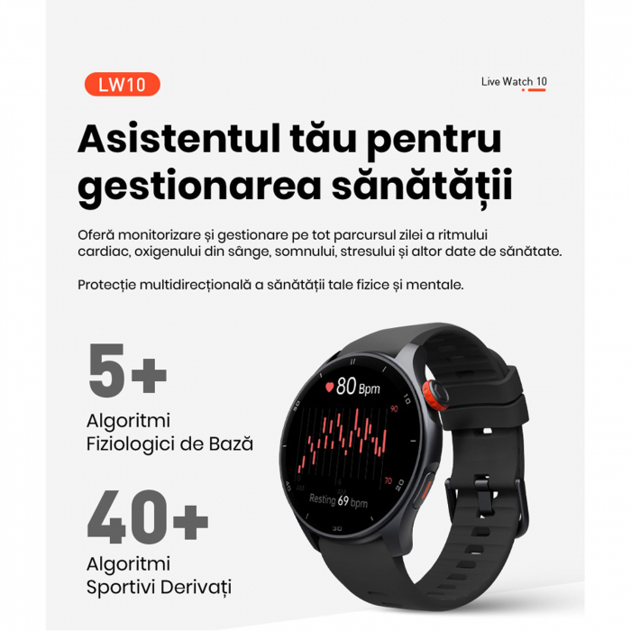 Smartwatch iGPSPORT LW10 negru [23]