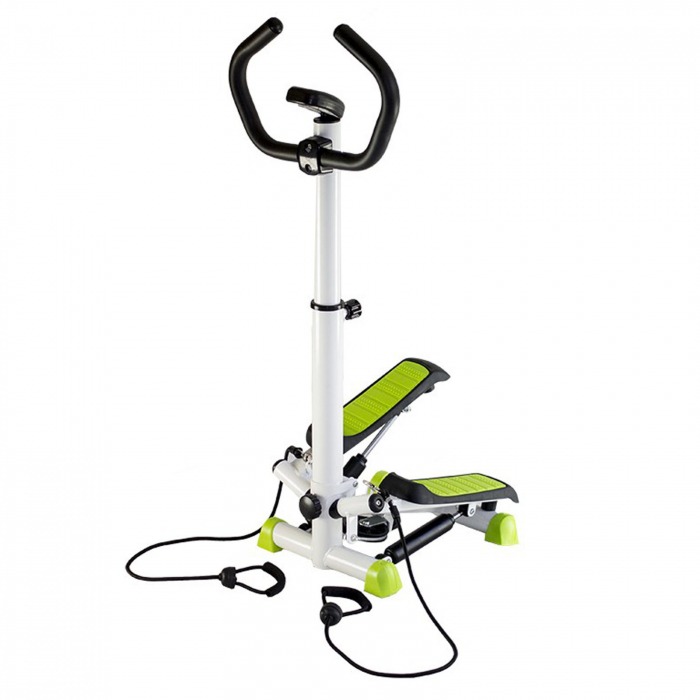 Stepper Twist cu ghidon fix si corzi HMS S8004, alb/verde [1]