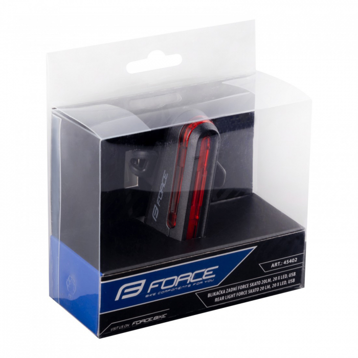 Stop spate FORCE Skato (USB), 20 lumeni [3]