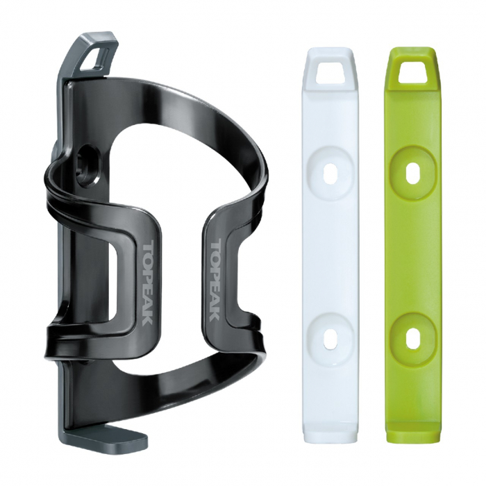 Suport Bidon Topeak Dualside Cage Ex, TDSC02-GWG, Gri - Alb/Verde [1]