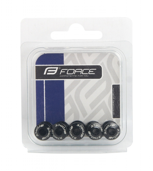 Suruburi Angrenaj Force Aluminiu Negre M8x8.5 [2]