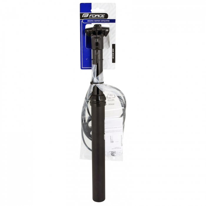 Tija de sa FORCE Dropp, reglabila, 30.9x405 mm, negru mat [4]