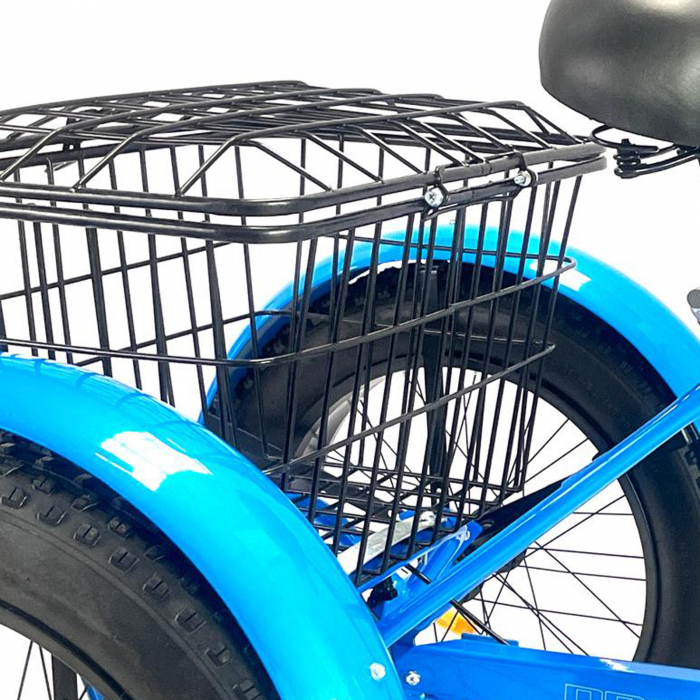 Tricicleta adulti 20" BR Cycles Pro2008, cadru otel 15", frane disc, 6 viteze, albastru [17]