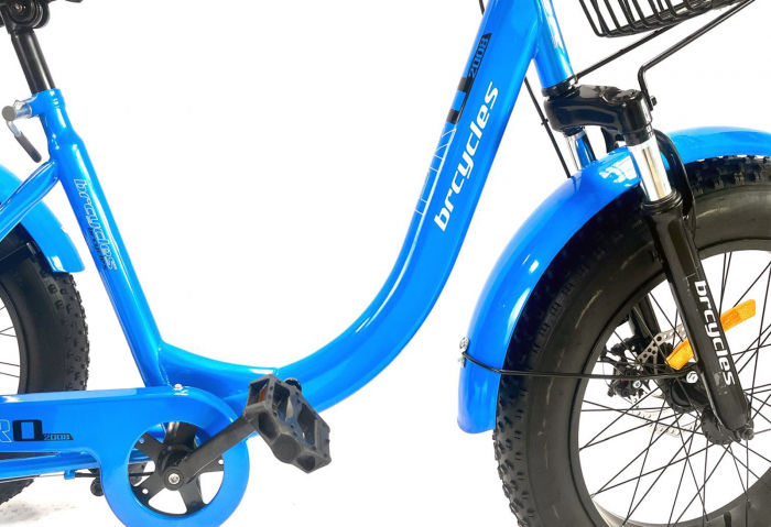 Tricicleta adulti 20" BR Cycles Pro2008, cadru otel 15", frane disc, 6 viteze, albastru [16]