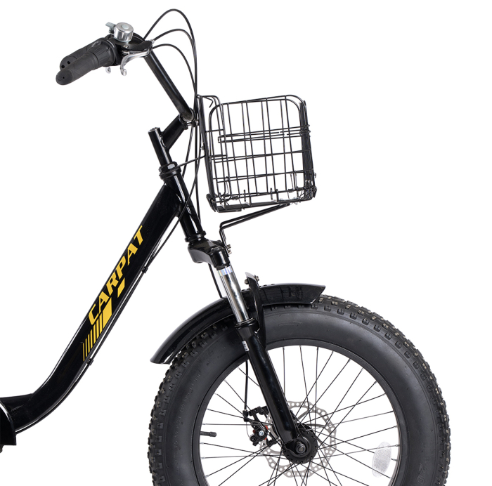 Tricicleta adulti 20" CARPAT Genius, cadru otel 16", frane disc, 7 viteze [4]