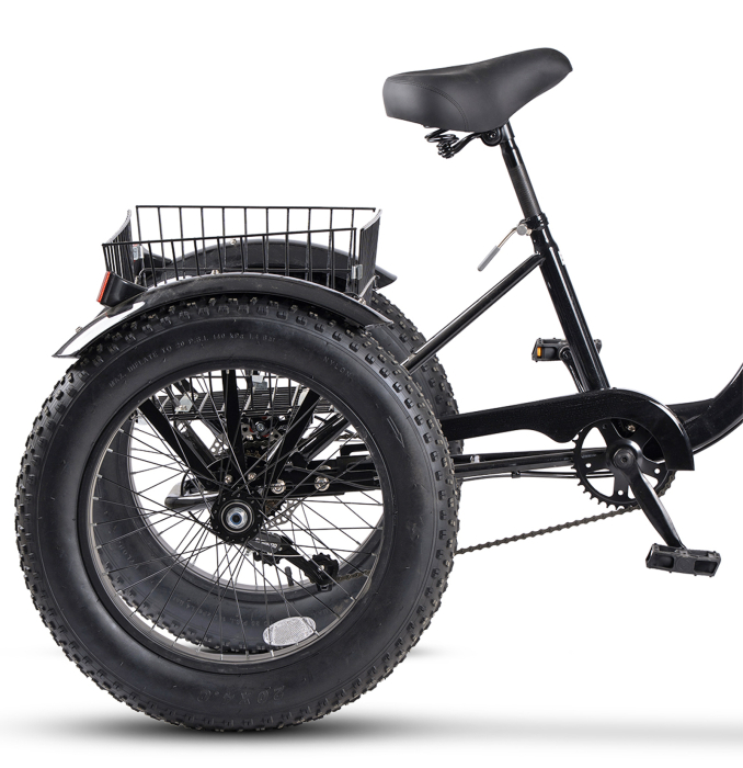 Tricicleta adulti 20" CARPAT Genius, cadru otel 16", frane disc, 7 viteze [6]